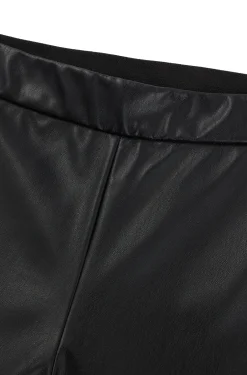 Skinny-fit high-waisted trousers with side zip
