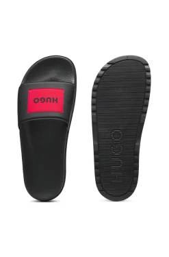 Slides with logo-detail uppers