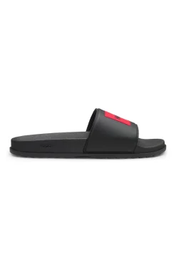 Slides with logo-detail uppers