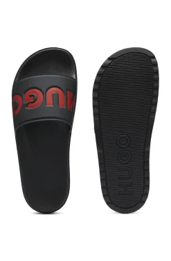Slides with logo strap
