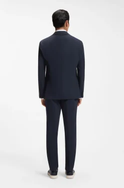 Slim-fit blazer in performance stretch fabric