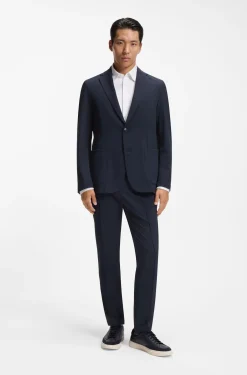 Slim-fit blazer in performance stretch fabric