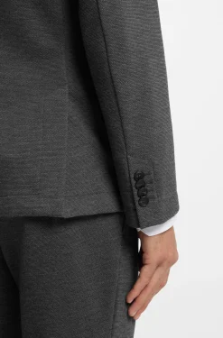 Slim-fit blazer in performance-stretch fabric