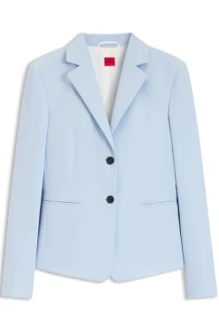 Slim-fit blazer in stretch material