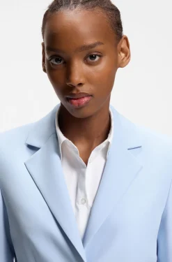 Slim-fit blazer in stretch material