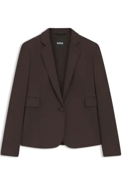 Slim-fit blazer with angled darts