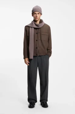 Slim-fit blazer with patch chest pockets