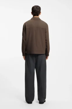 Slim-fit blazer with patch chest pockets