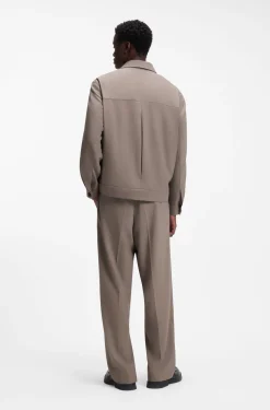 Slim-fit blazer with patch chest pockets