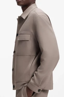 Slim-fit blazer with patch chest pockets