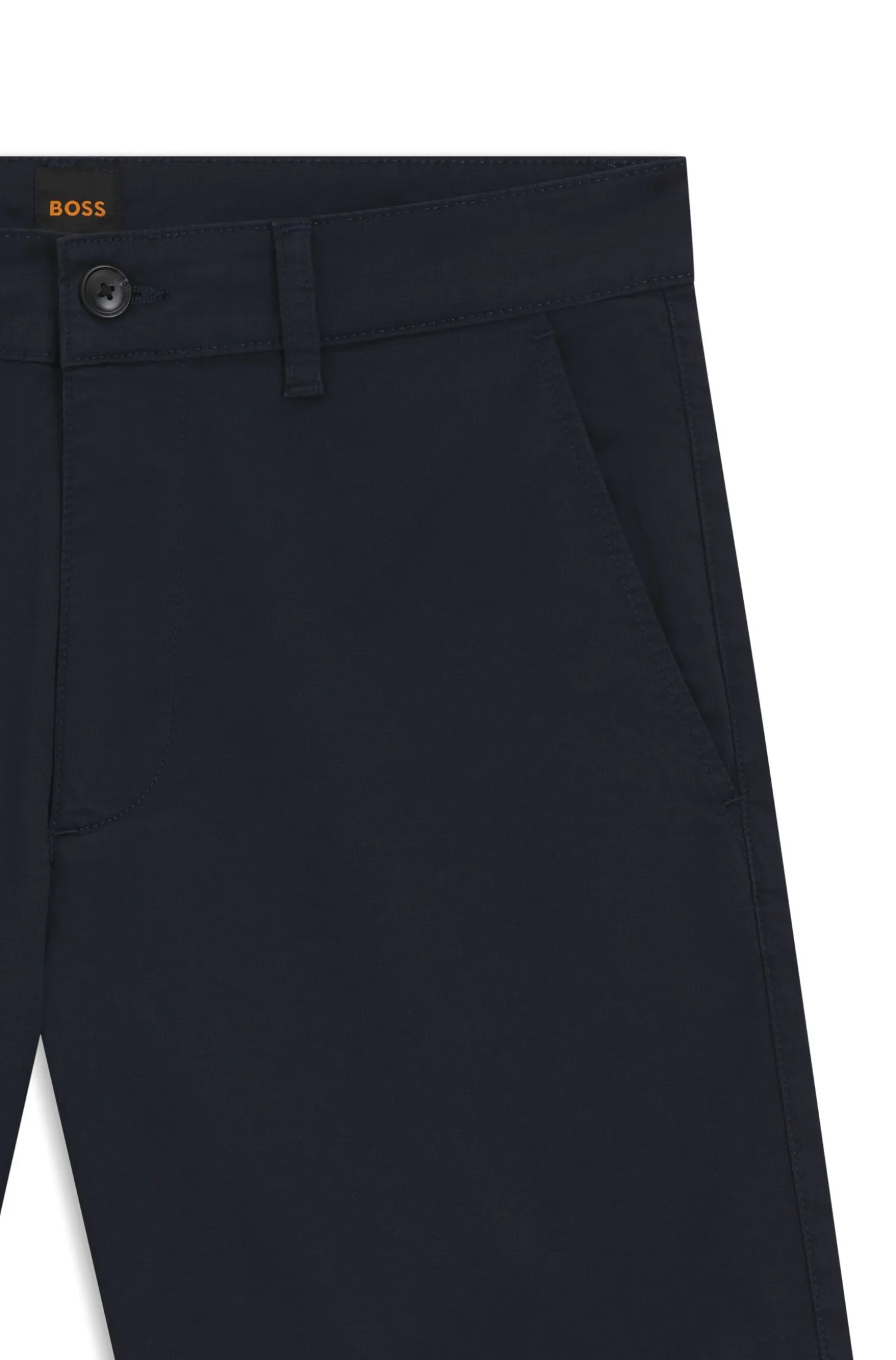 Slim-fit chino shorts in printed stretch cotton