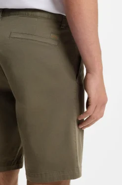 Slim-fit chino shorts in stretch cotton