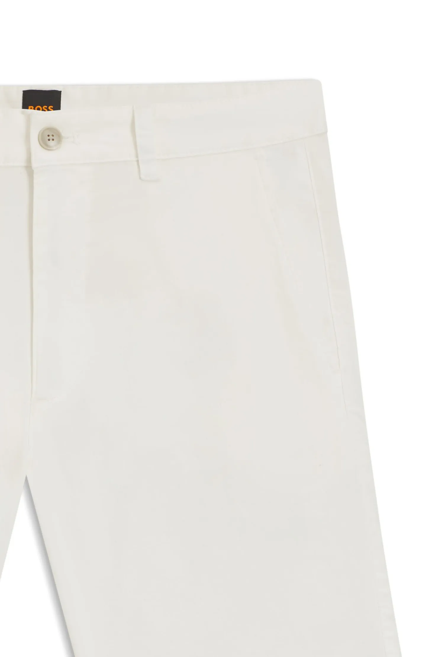 Slim-fit chino shorts in stretch cotton