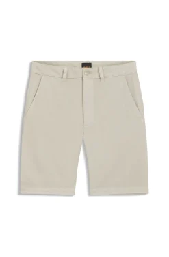Slim-fit chino shorts in stretch cotton
