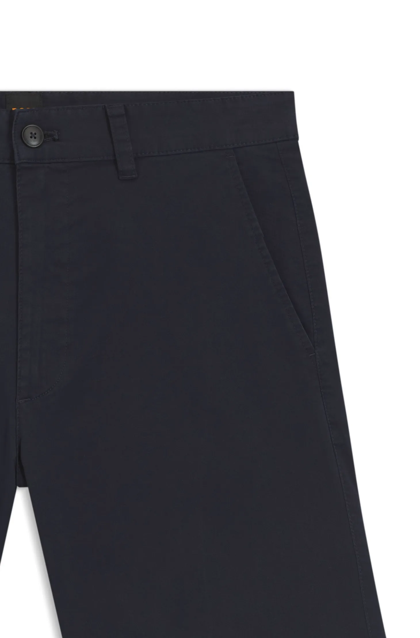 Slim-fit chino shorts in stretch cotton