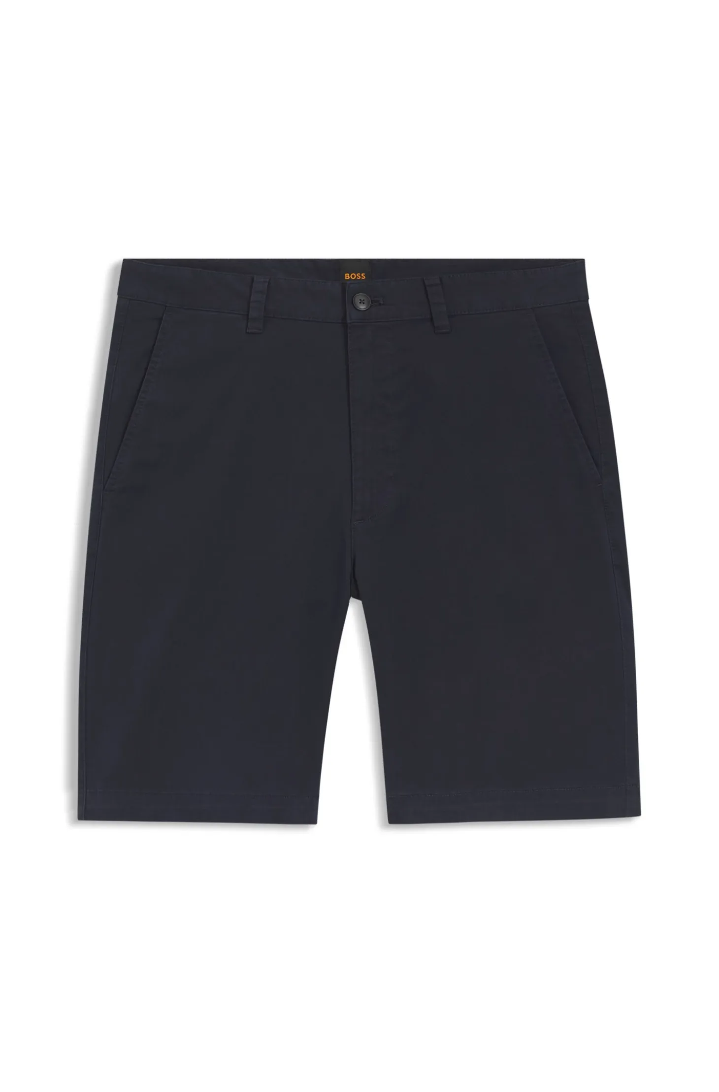 Slim-fit chino shorts in stretch cotton