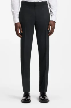 Slim-fit evening suit in stretch twill