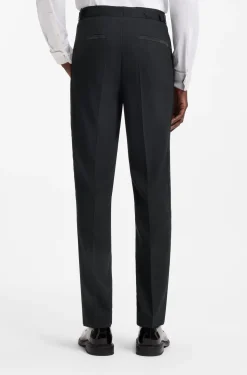 Slim-fit evening suit in stretch twill