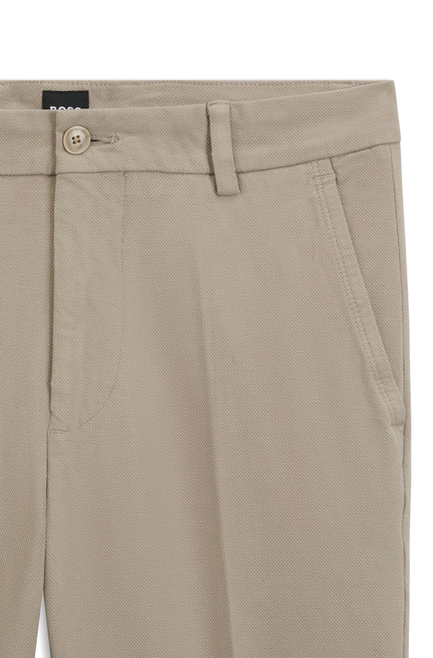 Slim-fit heritage trousers in stretch cotton