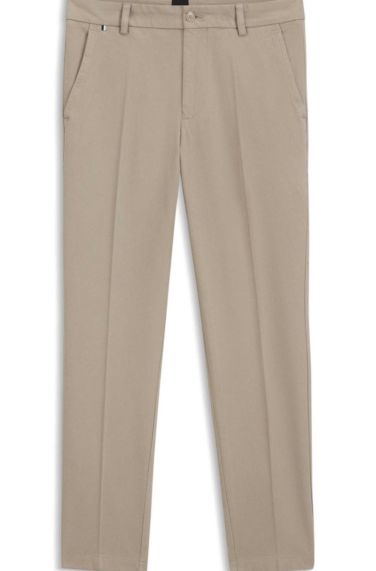Slim-fit heritage trousers in stretch cotton