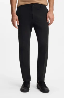 Slim-fit heritage trousers in stretch cotton