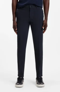 Slim-fit heritage trousers in stretch cotton