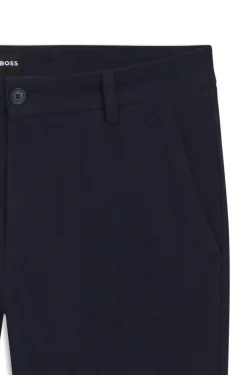 Slim-fit heritage trousers in stretch cotton