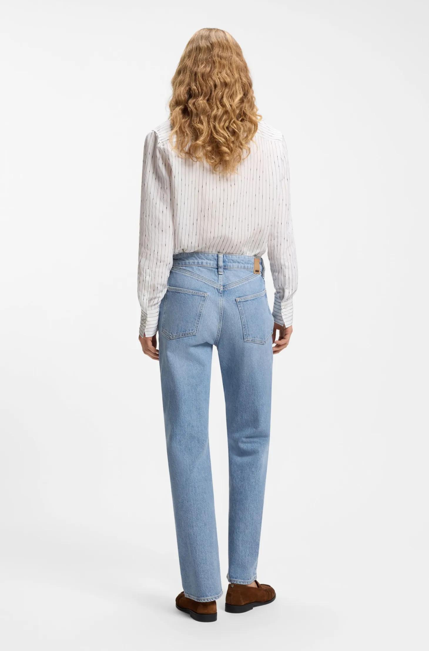 Slim-fit jeans in blue comfort-stretch denim
