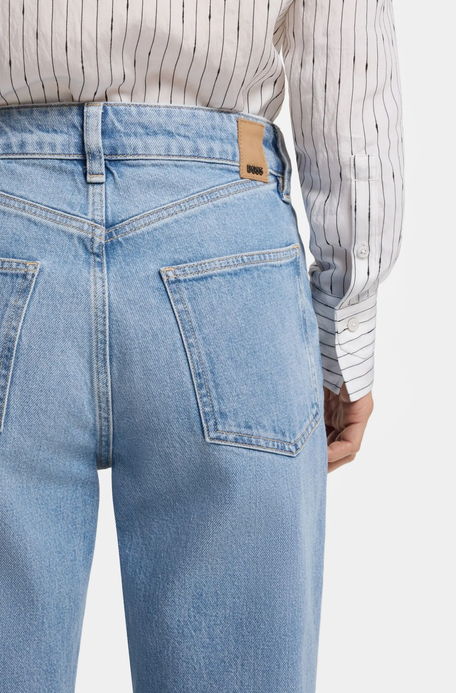 Slim-fit jeans in blue comfort-stretch denim