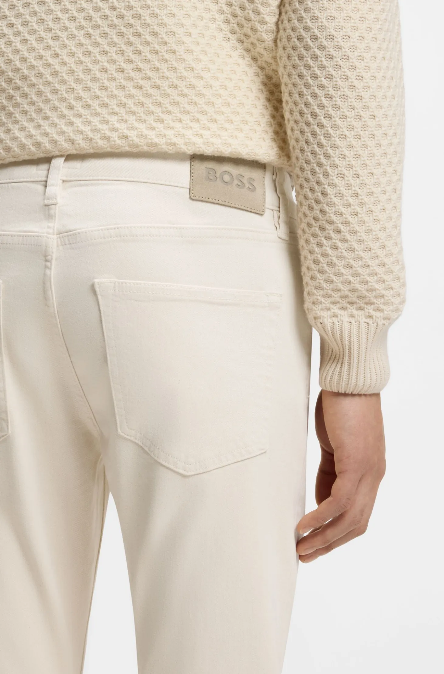 Slim-fit jeans in comfort-stretch denim