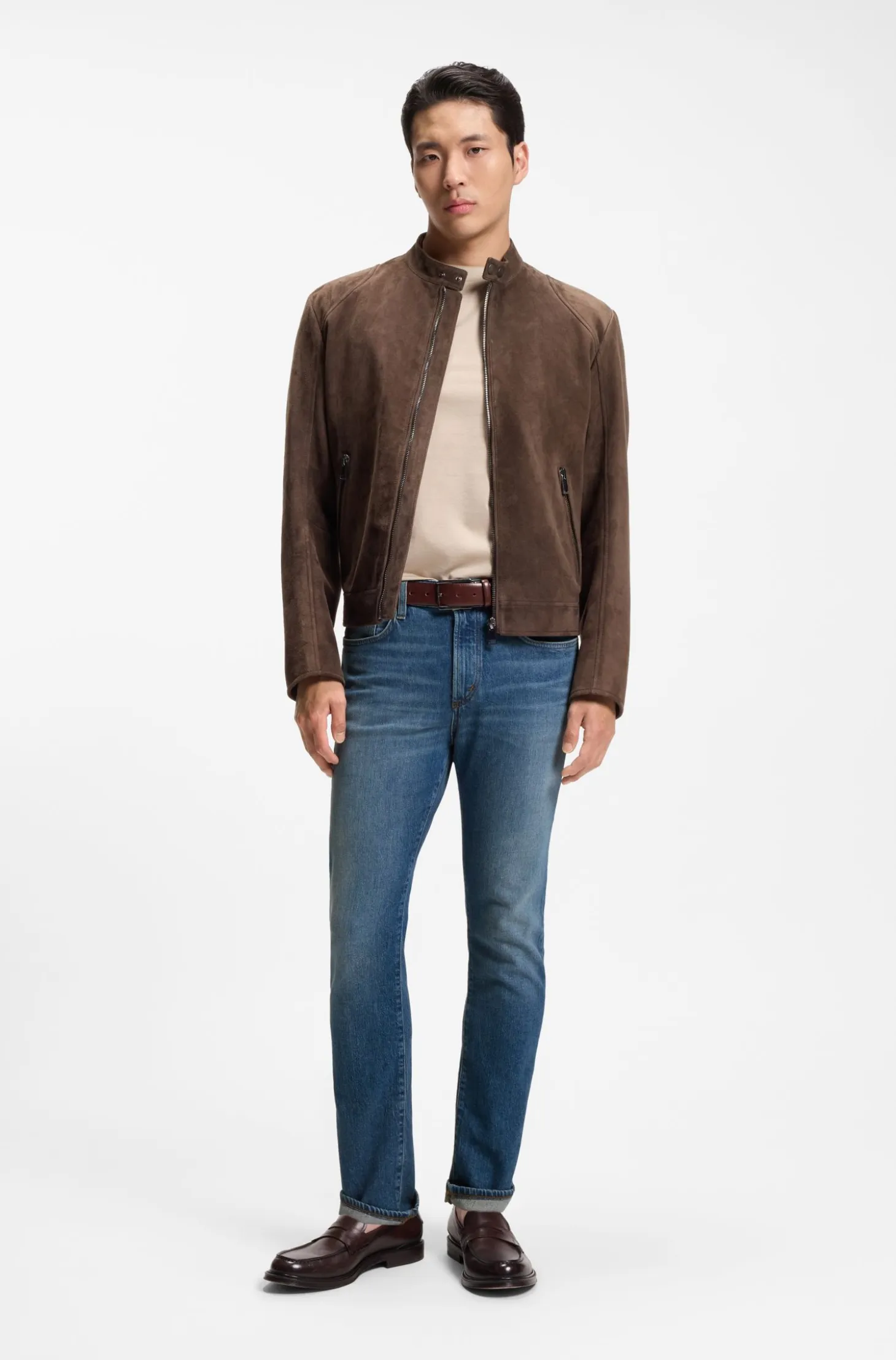 Slim-fit jeans in soft stretch denim