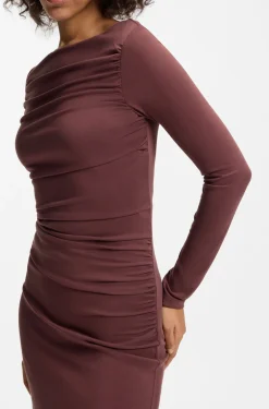 Slim-fit jersey dress