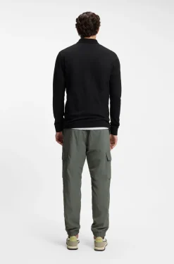 Slim-fit polo shirt in stretch-cotton piqué
