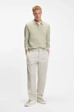 Slim-fit polo shirt in stretch-cotton piqué