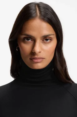 Slim-fit rollneck sweater in extra-fine merino wool