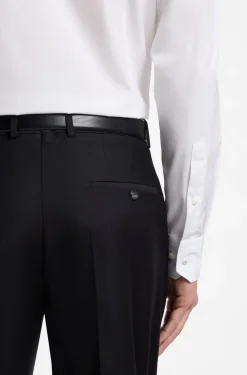 Slim-fit shirt in Italian cotton poplin