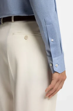 Slim-fit shirt in Italian-made cotton