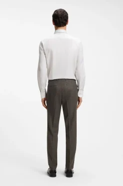 Slim-fit shirt in refined Italian cotton