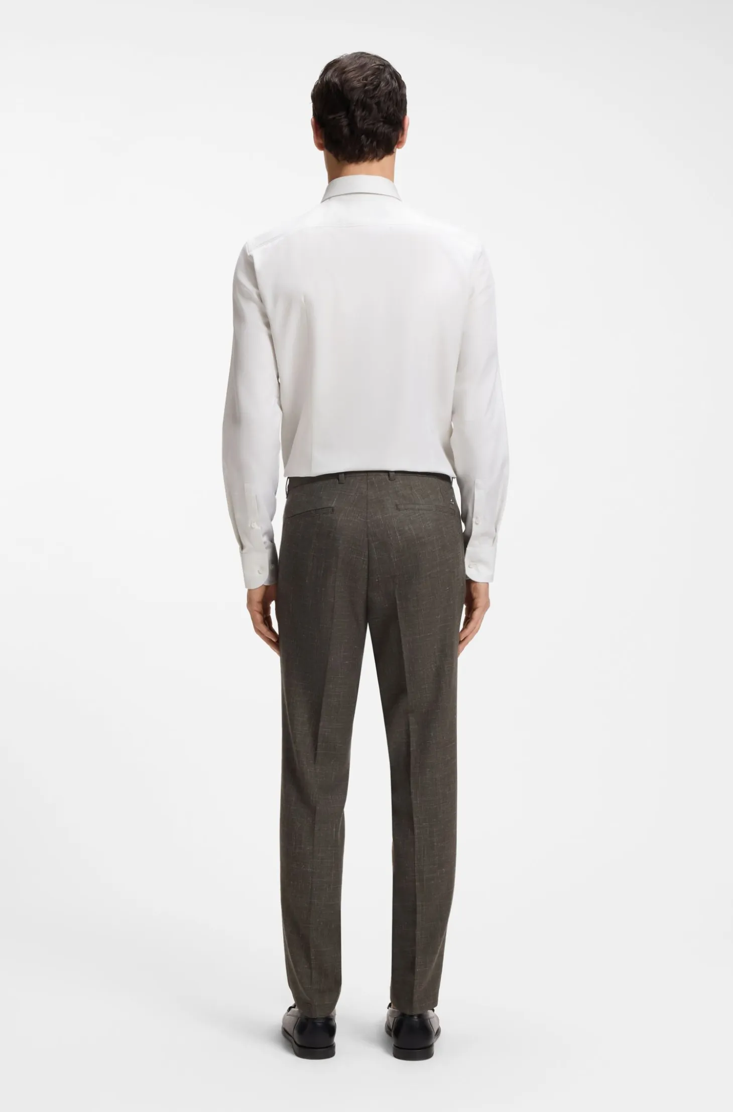 Slim-fit shirt in refined Italian cotton