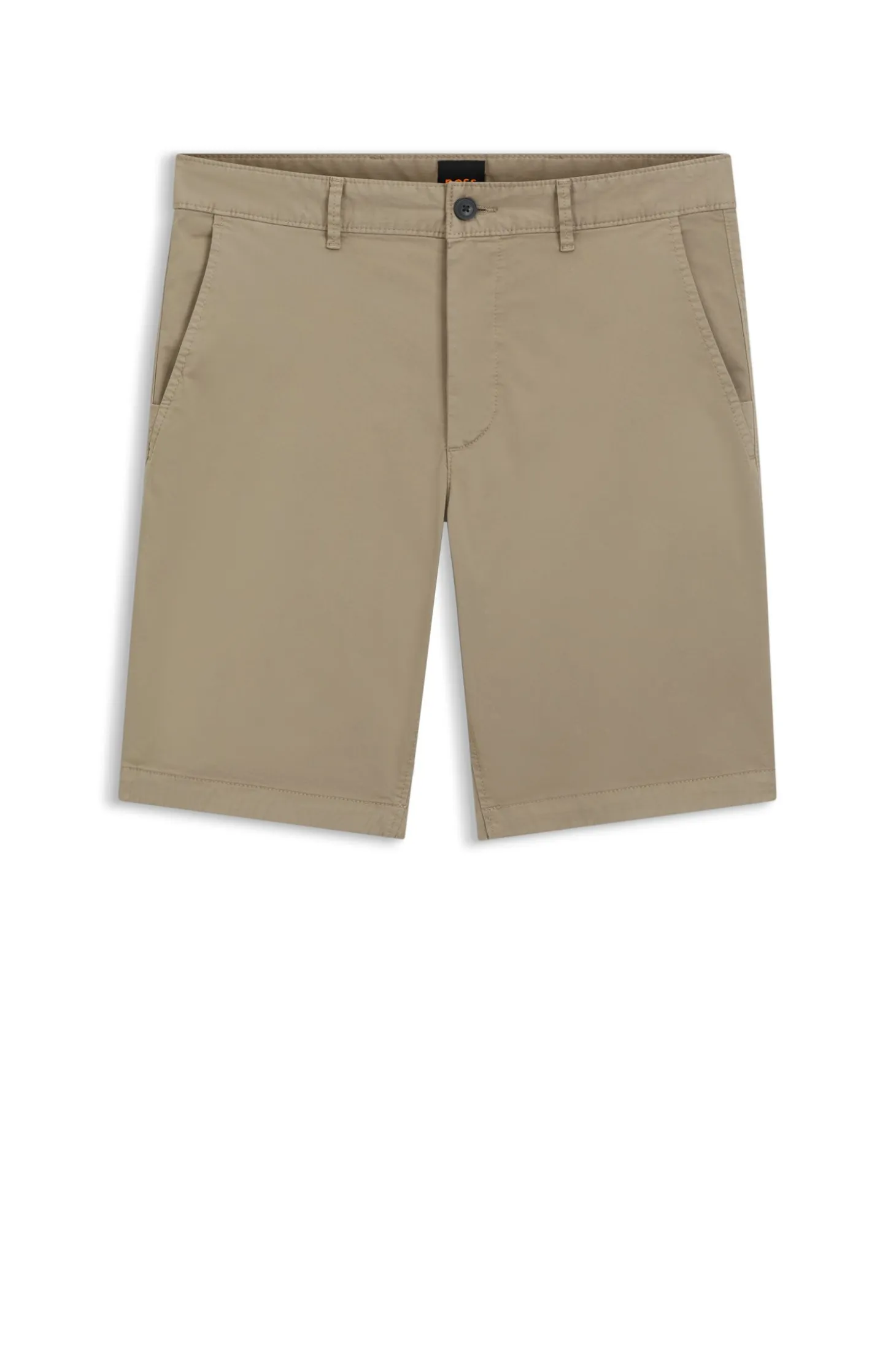 Slim-fit shorts in stretch-cotton twill
