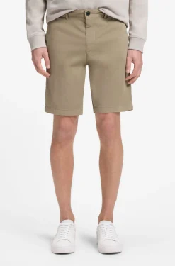 Slim-fit shorts in stretch-cotton twill