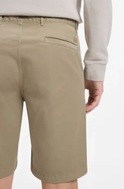 Slim-fit shorts in stretch-cotton twill
