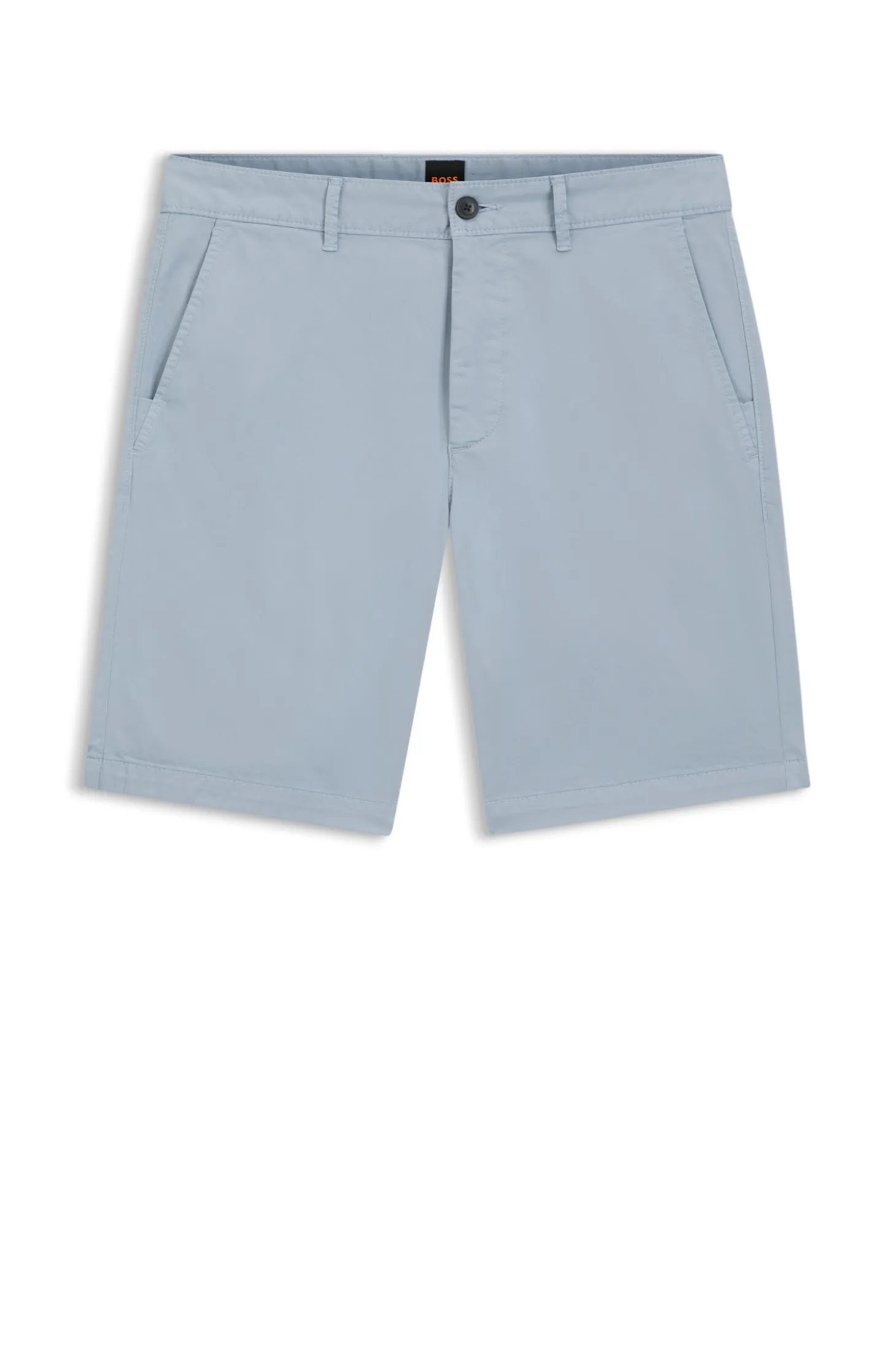 Slim-fit shorts in stretch-cotton twill