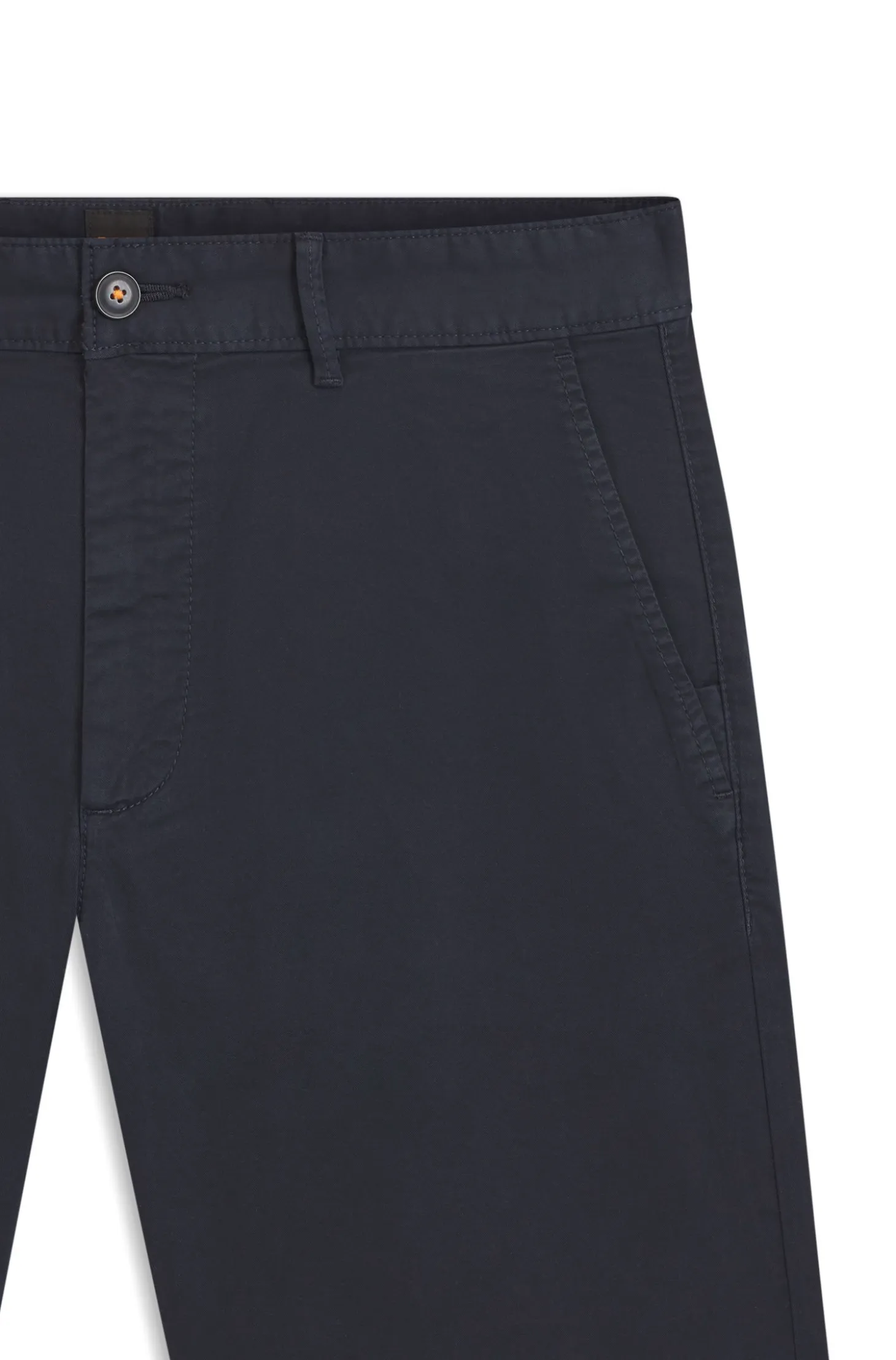 Slim-fit shorts in stretch-cotton twill