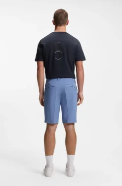 Slim-fit shorts in water-repellent stretch fabric