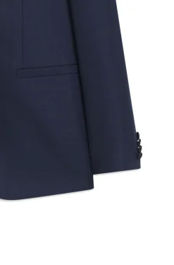 Slim-fit suit in linen twill