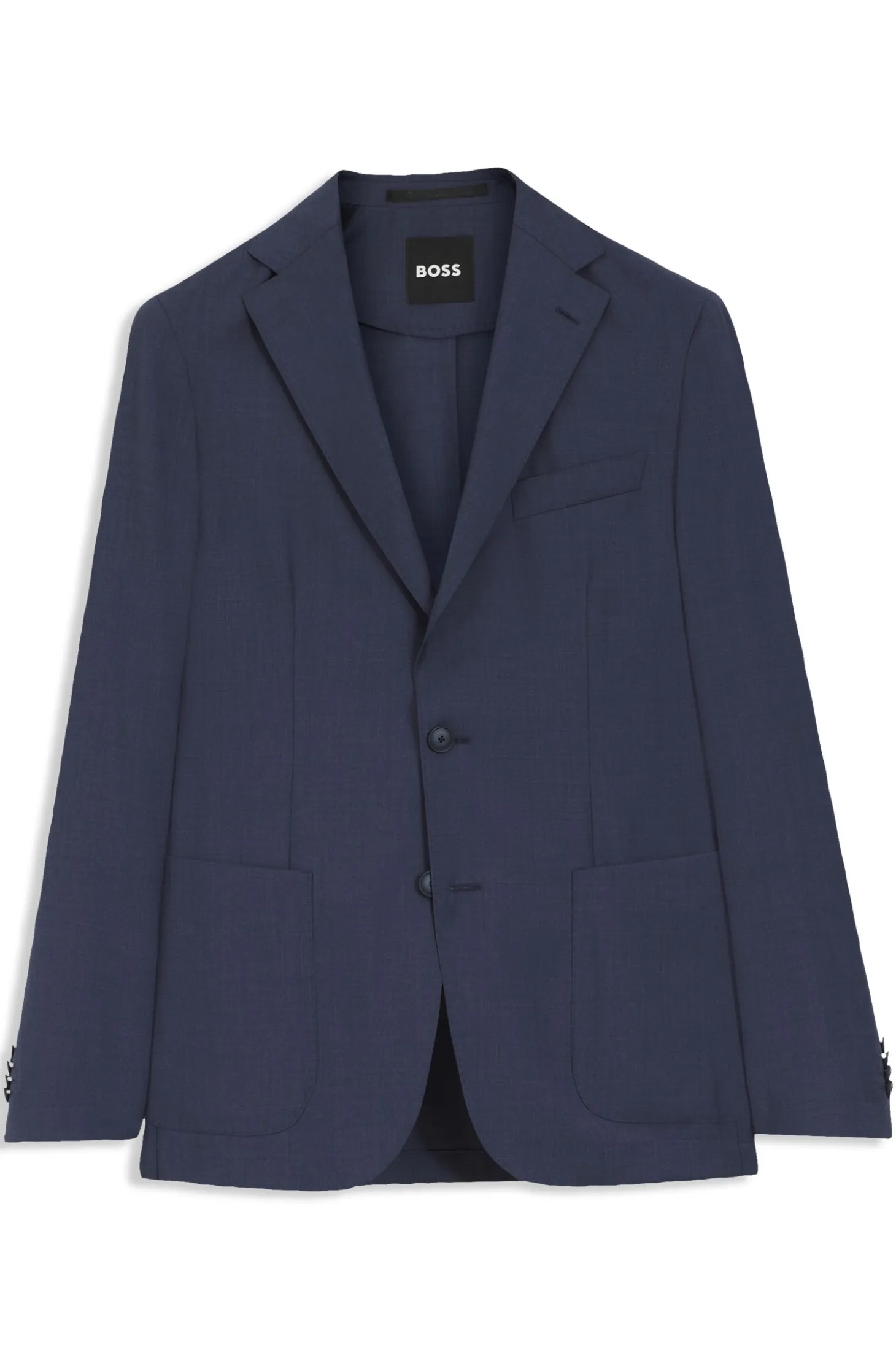 Slim-fit suit jacket in washable AirWool