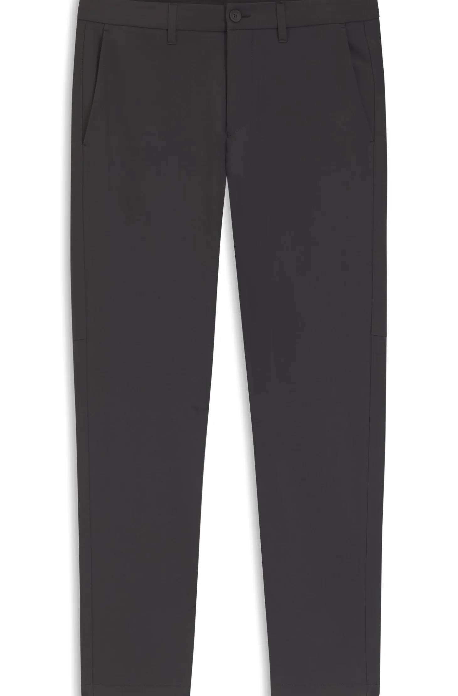 Slim-fit technical trousers with four-way stretch