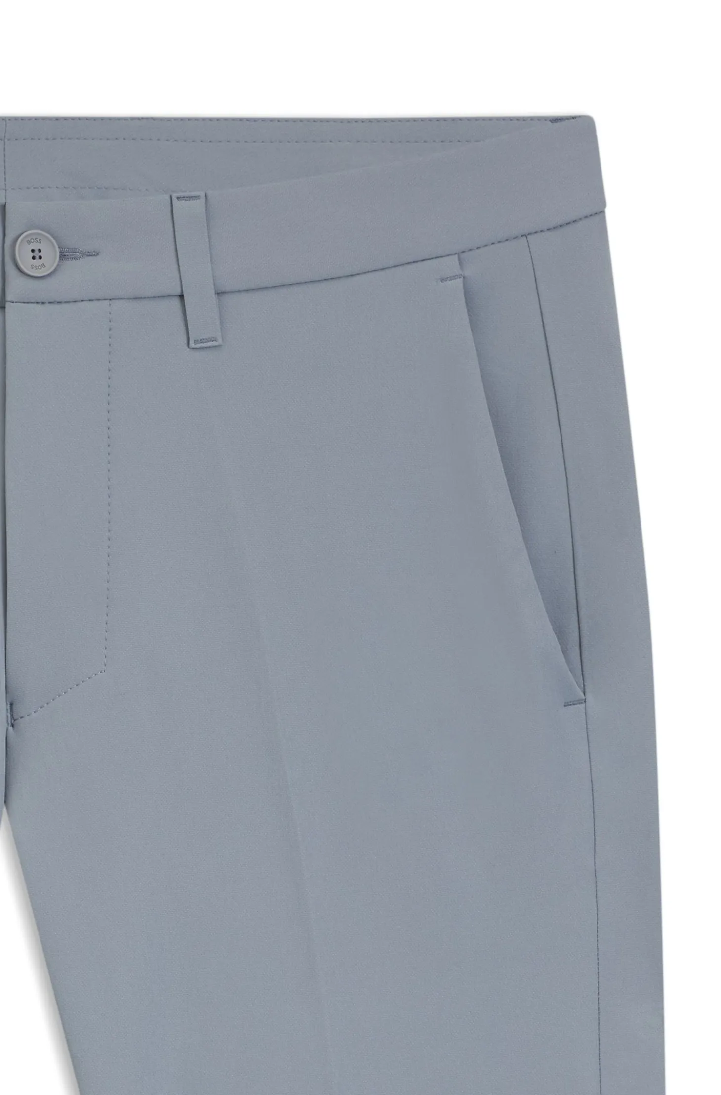 Slim-fit technical trousers with four-way stretch