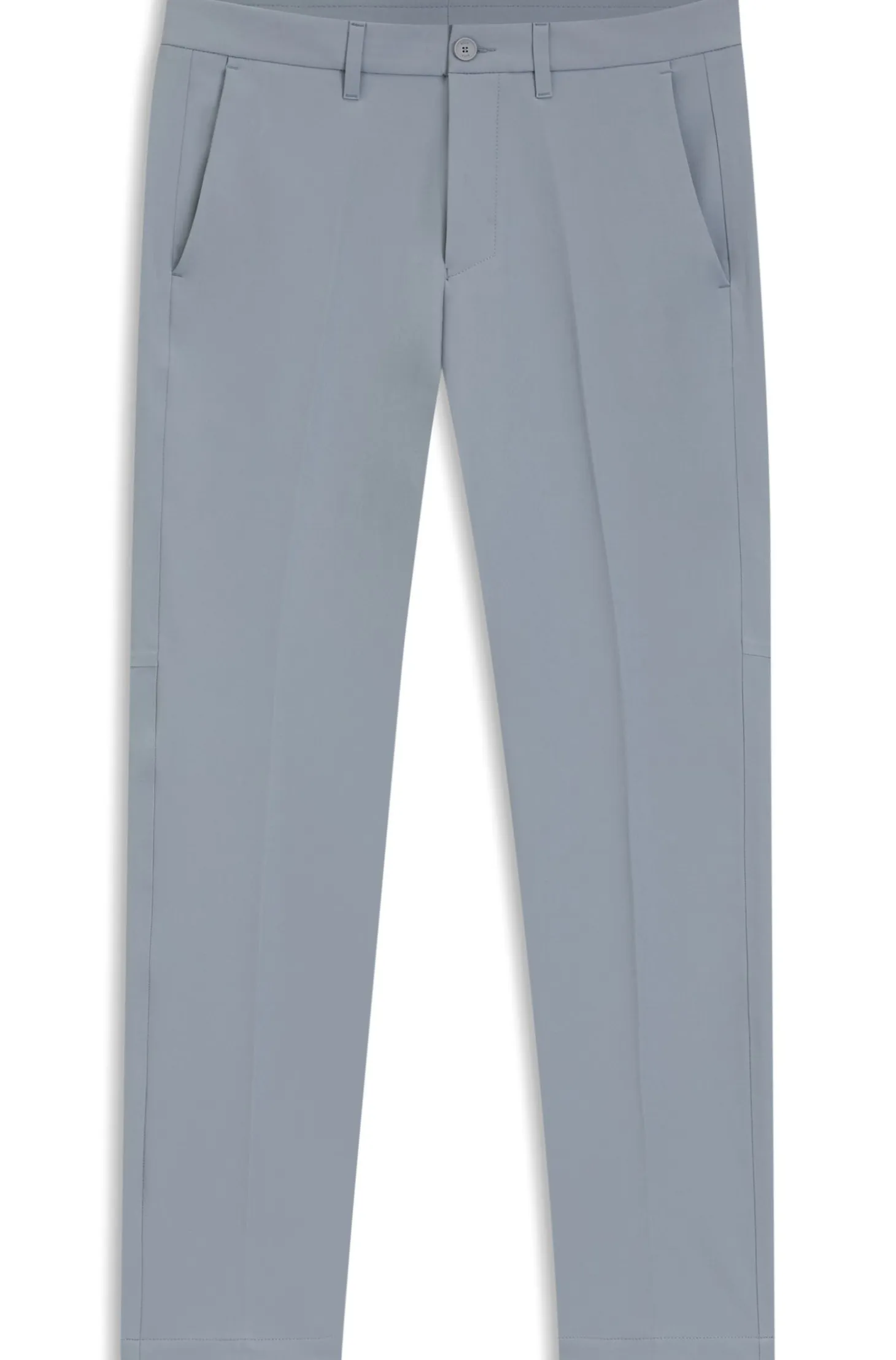 Slim-fit technical trousers with four-way stretch